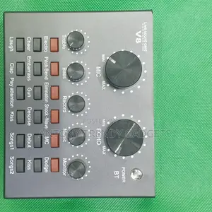 V8 Portable Sound Card For Youtube, Tiktok & Studio Use
