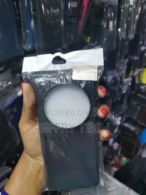 Siphon Tpu Cover for Xiaomi 13 Ultra, Black Flexible Silicone Slim Fit