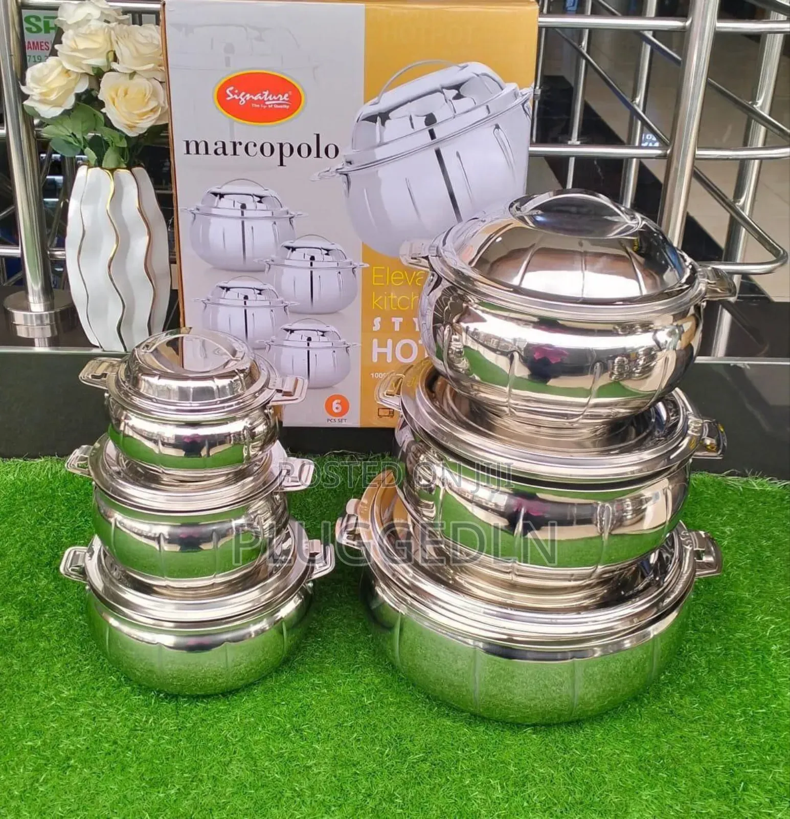 6 PCS Signature Stainless Steel Hotpots