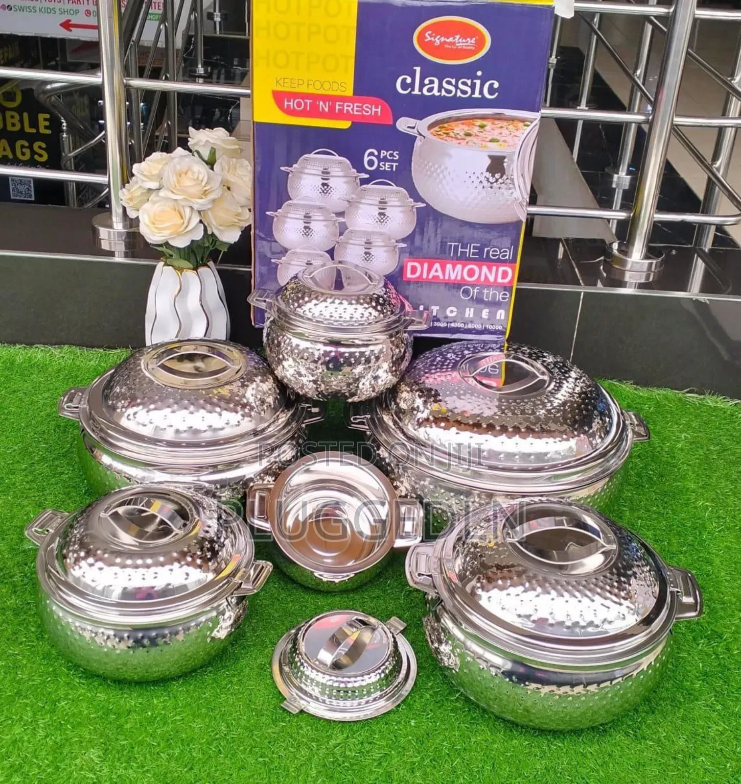 6 PCS Signature Stainless Steel Hotpots
