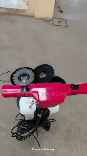 Heavy Duty Electric Floor Scrubbing Machine With Accessories.