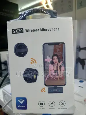 Sx20 Noise-Reduction Wireless Mic for Vlogging Interviews