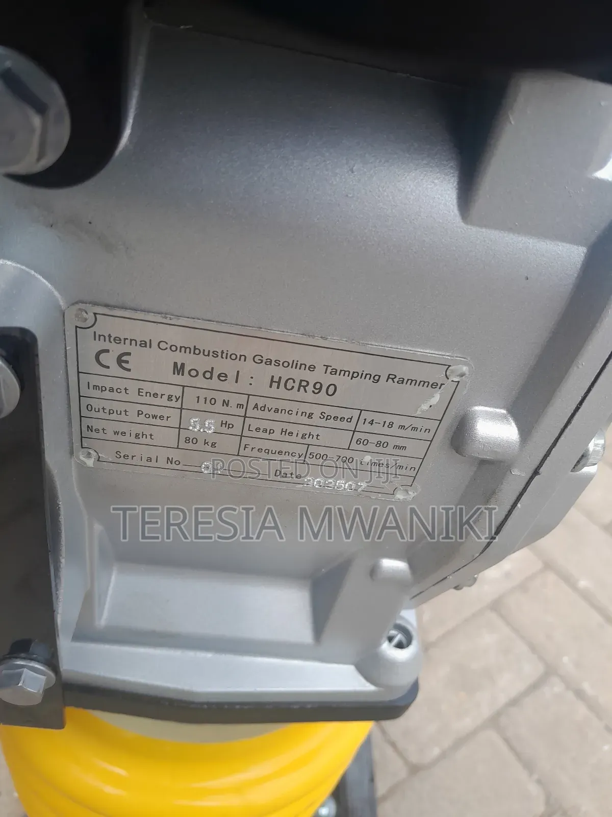Power  Hose Tamping Rammer