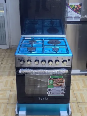 Syinix 60 by 60 3+1 Standing Cooker With Electric Oven