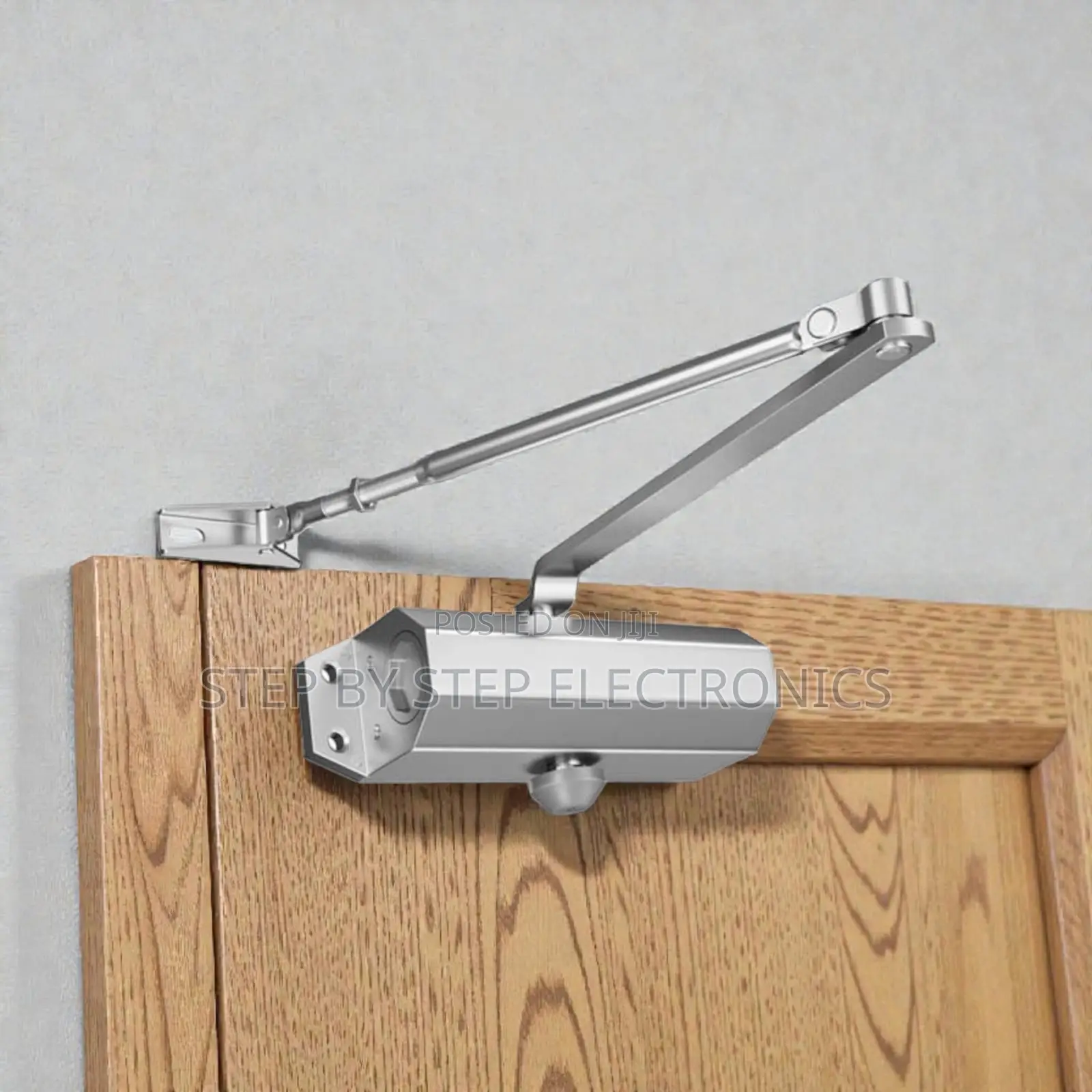 Premium Silver Painting Aluminum Door Closer 25-45kg