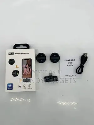 Sx20 Magnetic Wireless Microphone for iPhone Android
