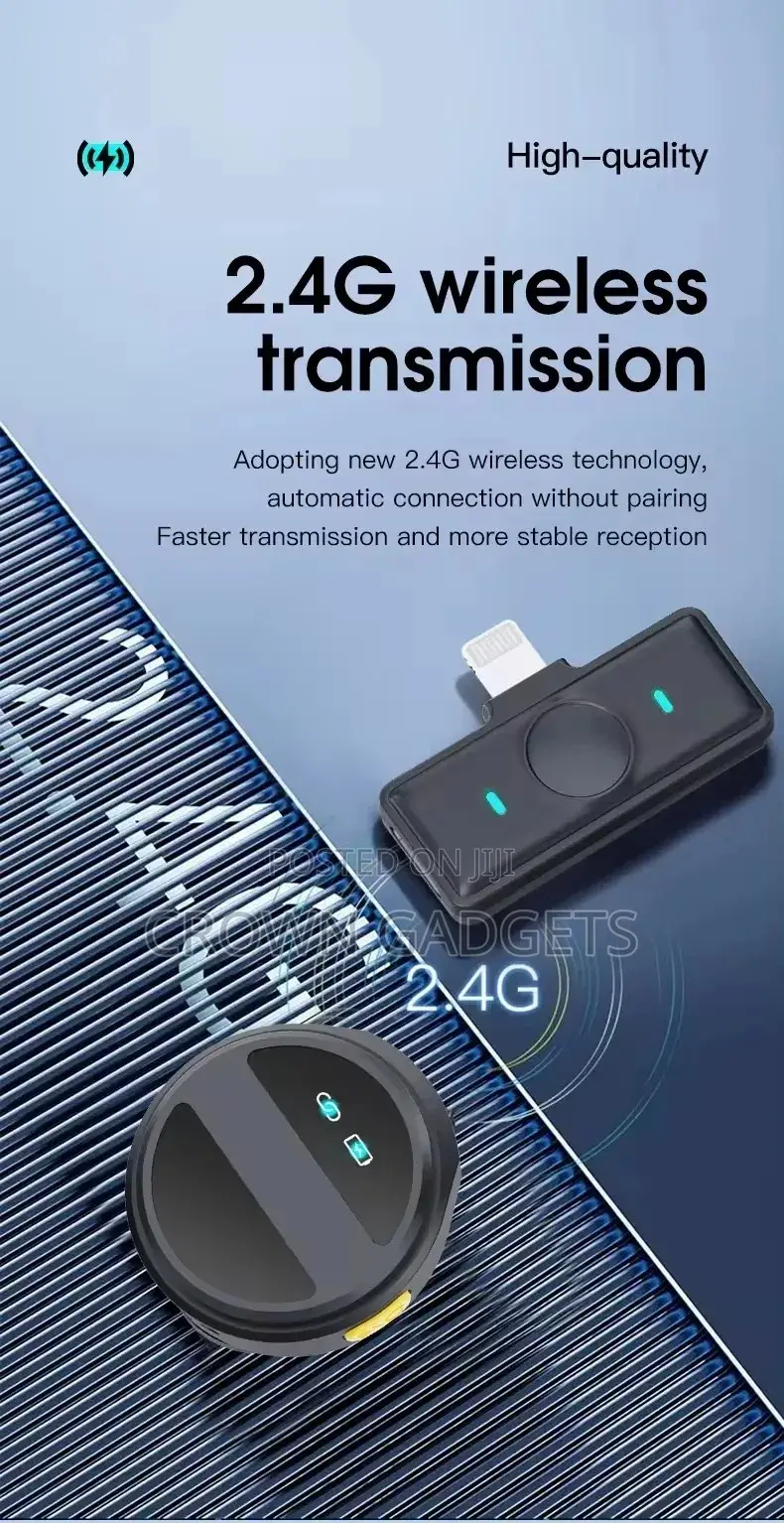 Sx20 Magnetic Wireless Microphone for iPhone Android