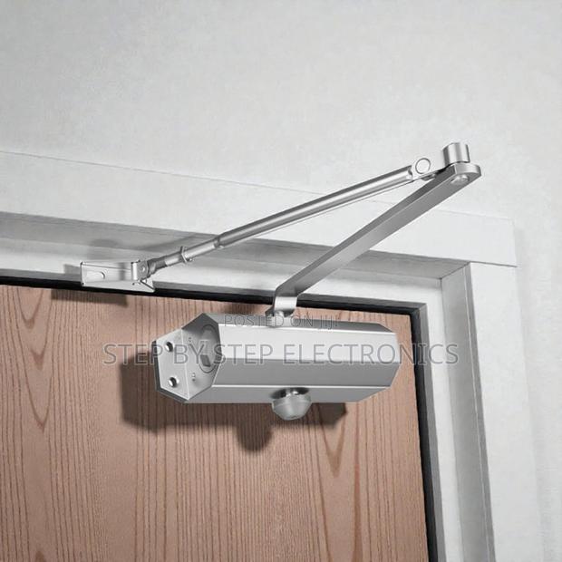 High Quality Aluminum Sliding Hydraulic Door Closer Silver Painting