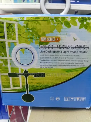 Live Desktop Ring Light Phone Holder
