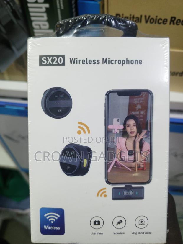 Sx20 Rechargeable Lavalier Mic for Vlogging Teaching - thumbnail 2