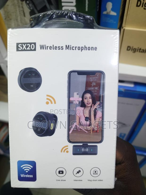 Sx20 Rechargeable Lavalier Mic for Vlogging Teaching - thumbnail 3