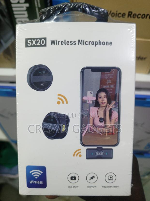 Sx20 2.4g Wireless Microphone for Interviews Livestream - thumbnail 3