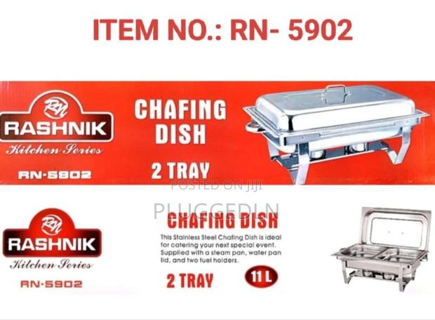 Chafing Dish 11 Litres - 2 Tray - thumbnail 3