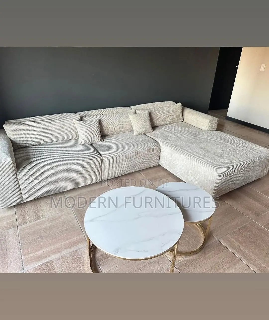Classy Elegant L Shaped Sofa