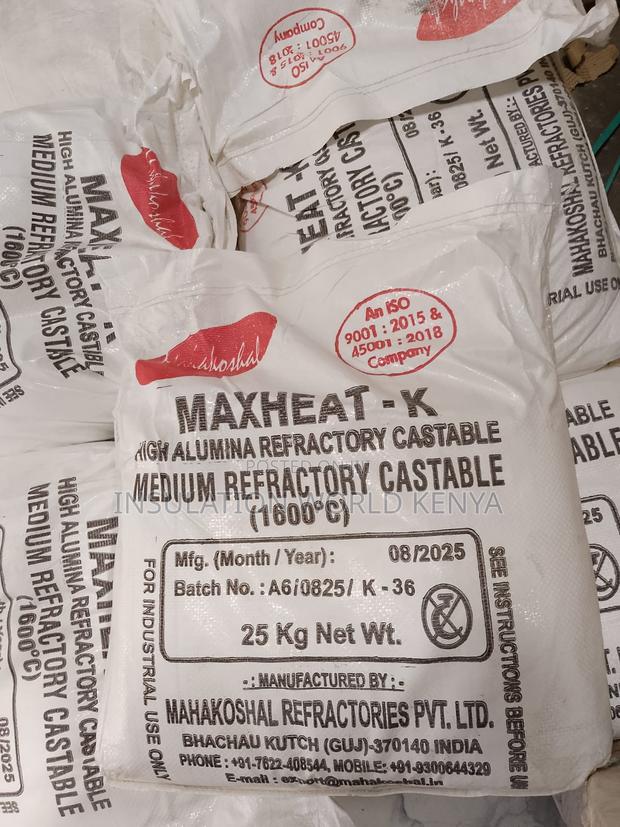 Maxheat K 1600°C Coarse Castable Cement for Kilns - main view