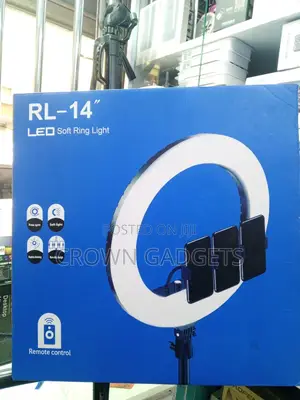 Rl-14 Soft Led Ring Light With Phone Holder Adjustable Color