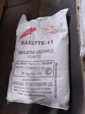 Maxlyte 11 Insulating Refractory Cement 1300°C for Furnace Back-Up