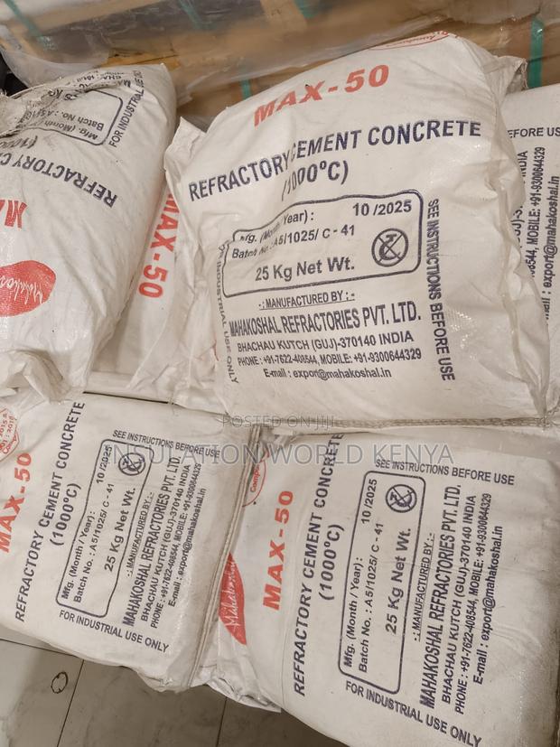 Fondu Max50 Fine Refractory Cement 1000°C for Ovens