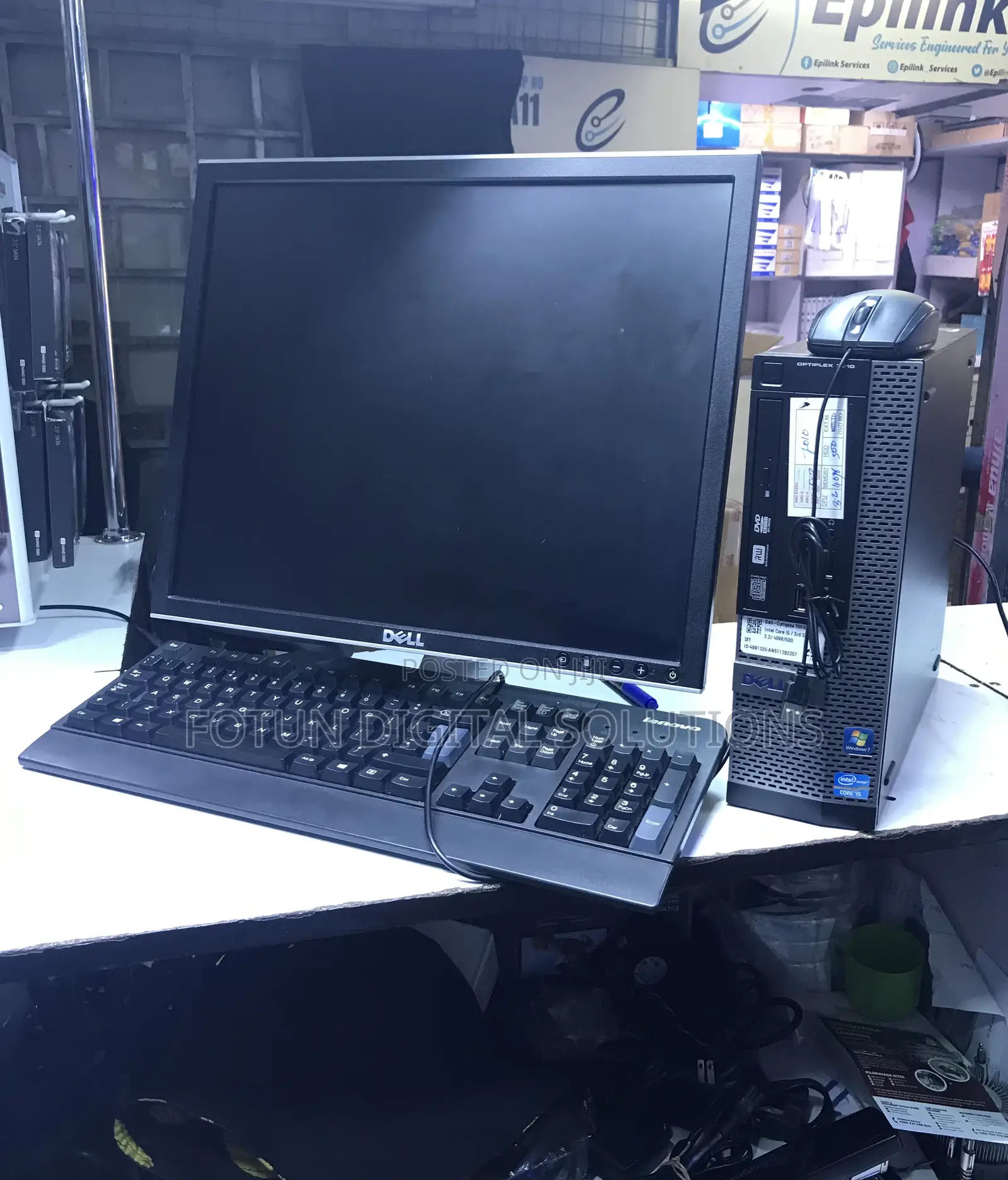 Desktop Computer Dell OptiPlex 7010 4GB Intel Core i5 HDD 500GB