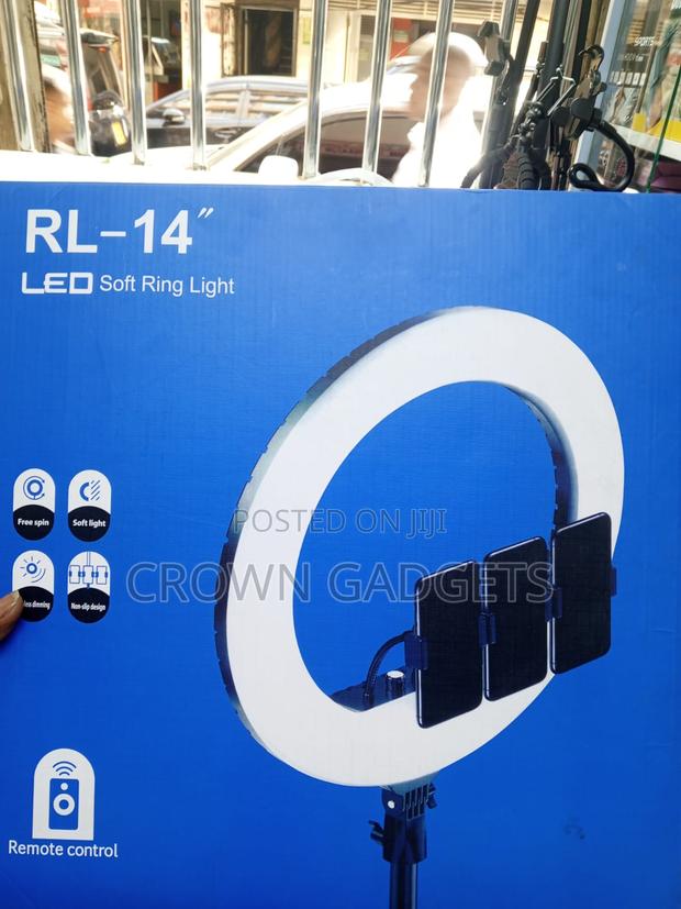 Rl-14 Dimmable Led Ring Light for Youtube, Tiktok Makeup - thumbnail 3