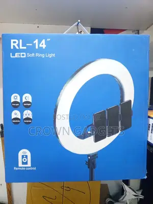 Professional 14'' Soft Ring Light With Adjustable Color Modes