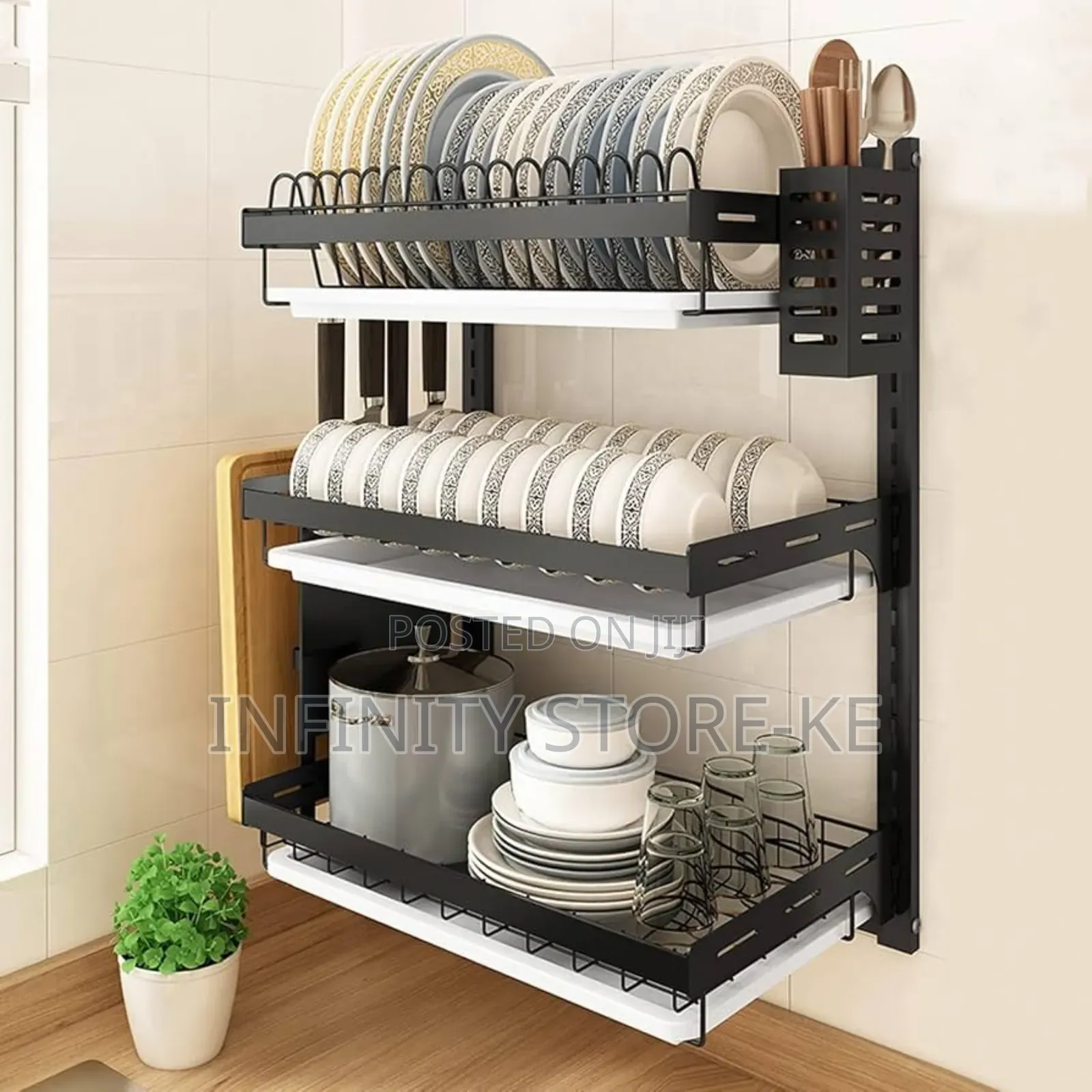 3 Layer Dishrack Carbon Steel