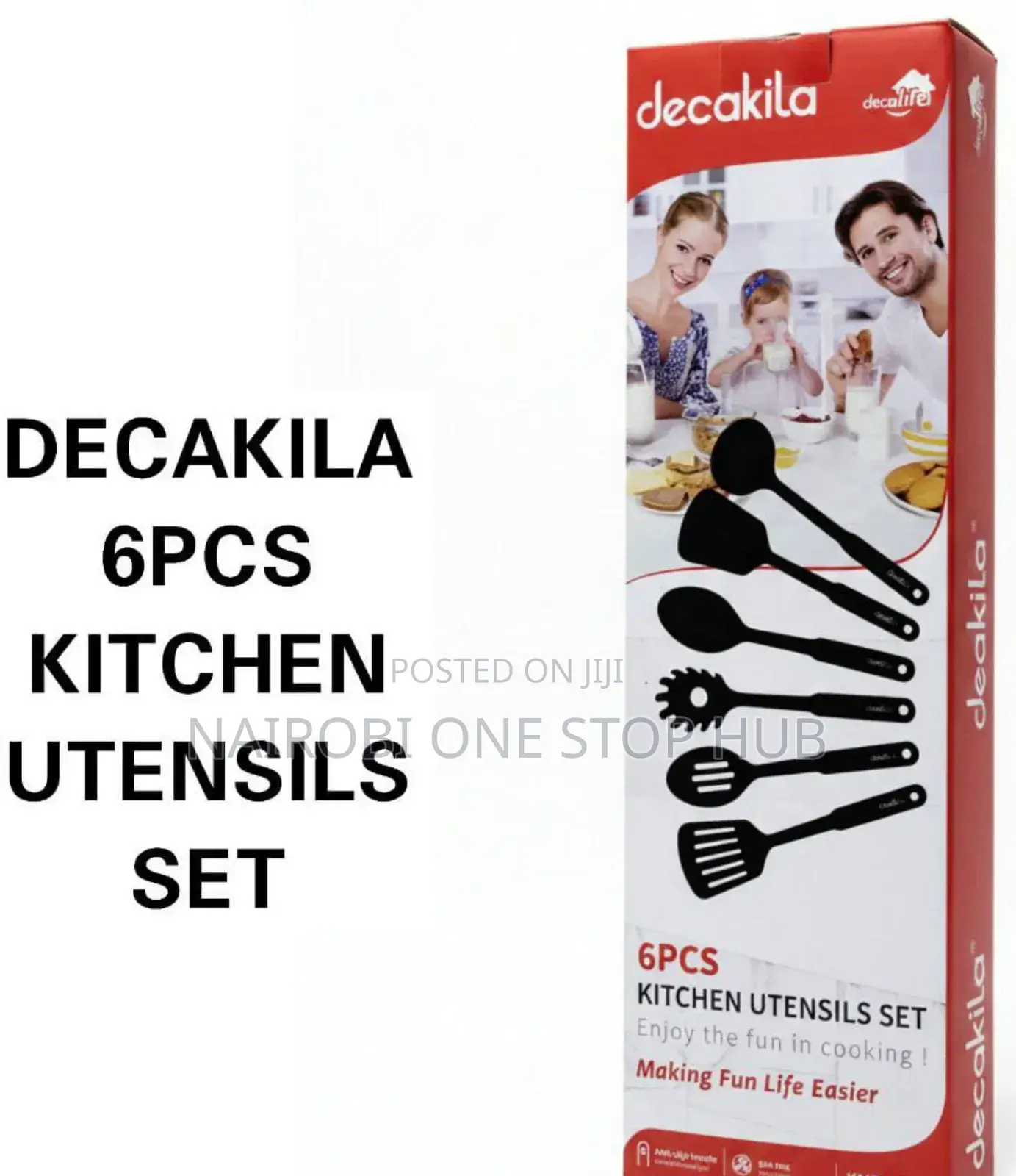 Decakila 6pcs Kitchen Utensils Set (Model Kmtt045b) Is