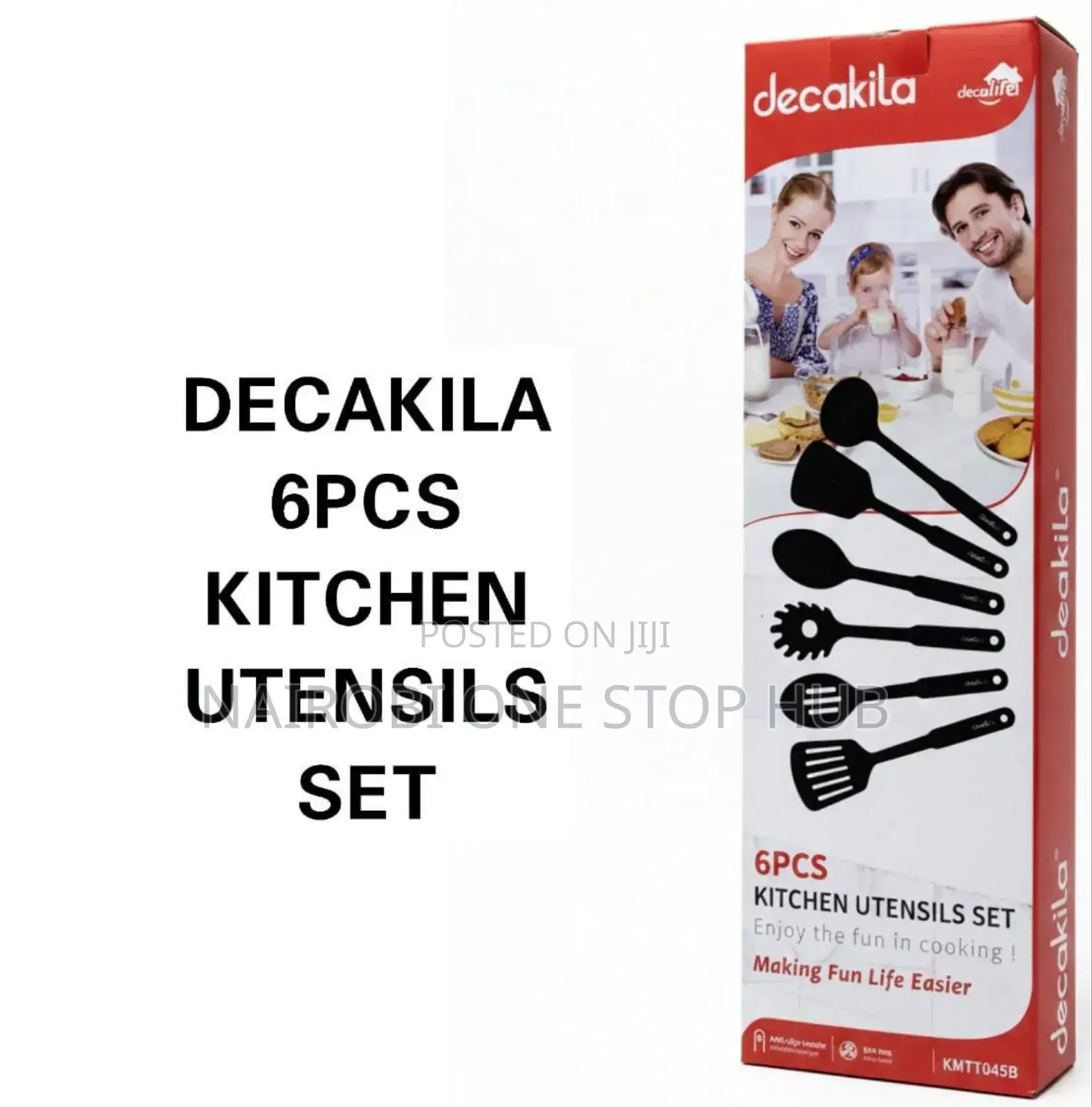 Decakila 6pcs Kitchen Utensils Set (Model Kmtt045b)
