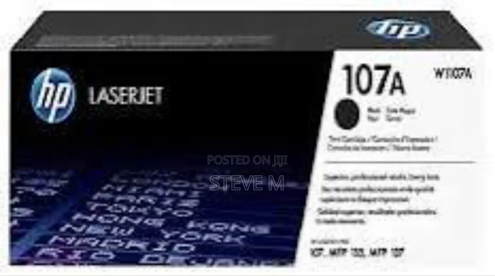 Hp 107a Black Toner Cartridge