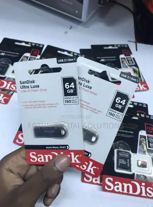 Sandisk Ultra Luxe 64gb Usb - Sleek Metal Design