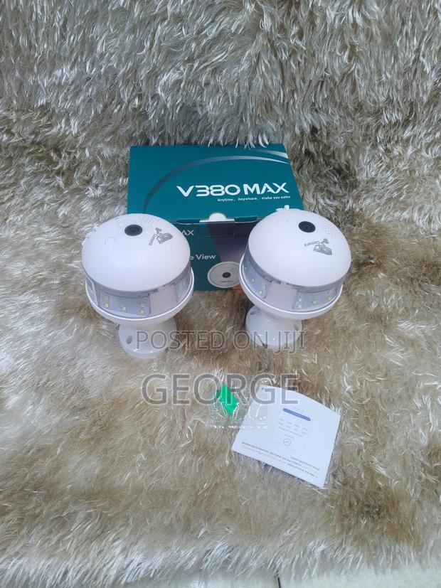 V380 Max Single Lens Nanny Wifi Bulb Camera - main view