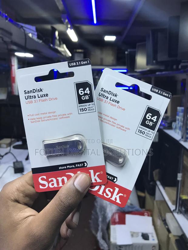 Sandisk 64gb Ultra Luxe - Fast, Secure Usb Flash Disk