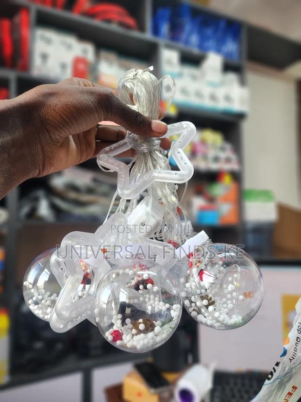 Fancy Christmas Balls and Stars String Lights - thumbnail 2