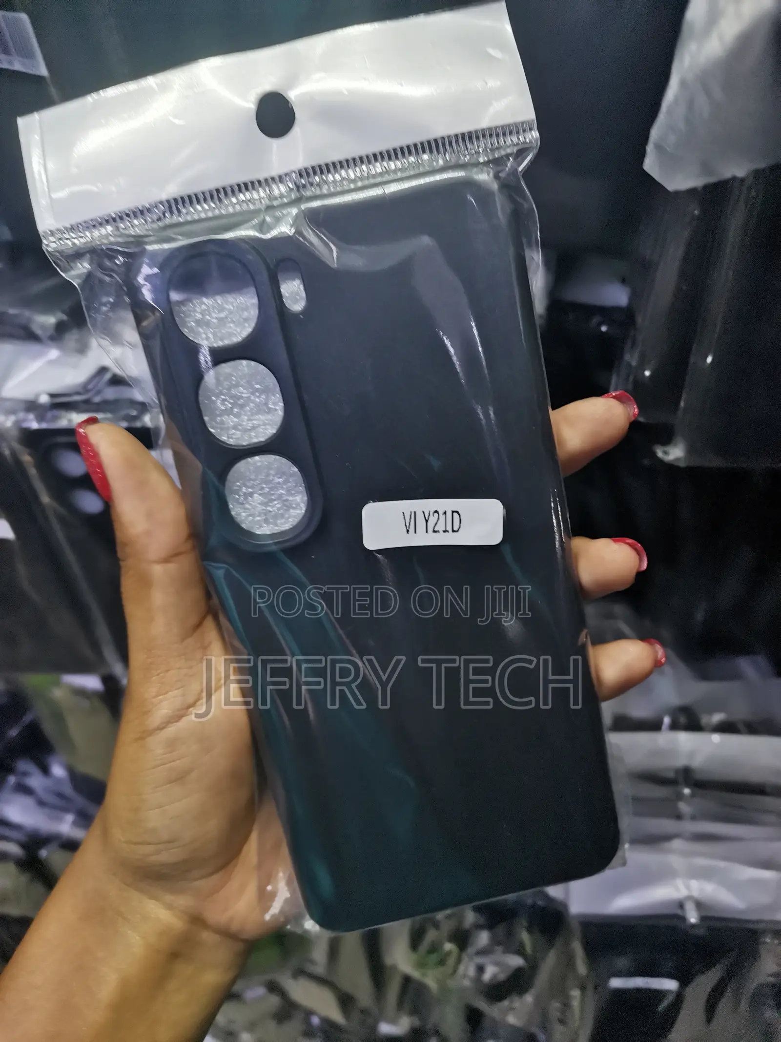Liramark Silicone Soft Back Cover Case for Vivo Y21d