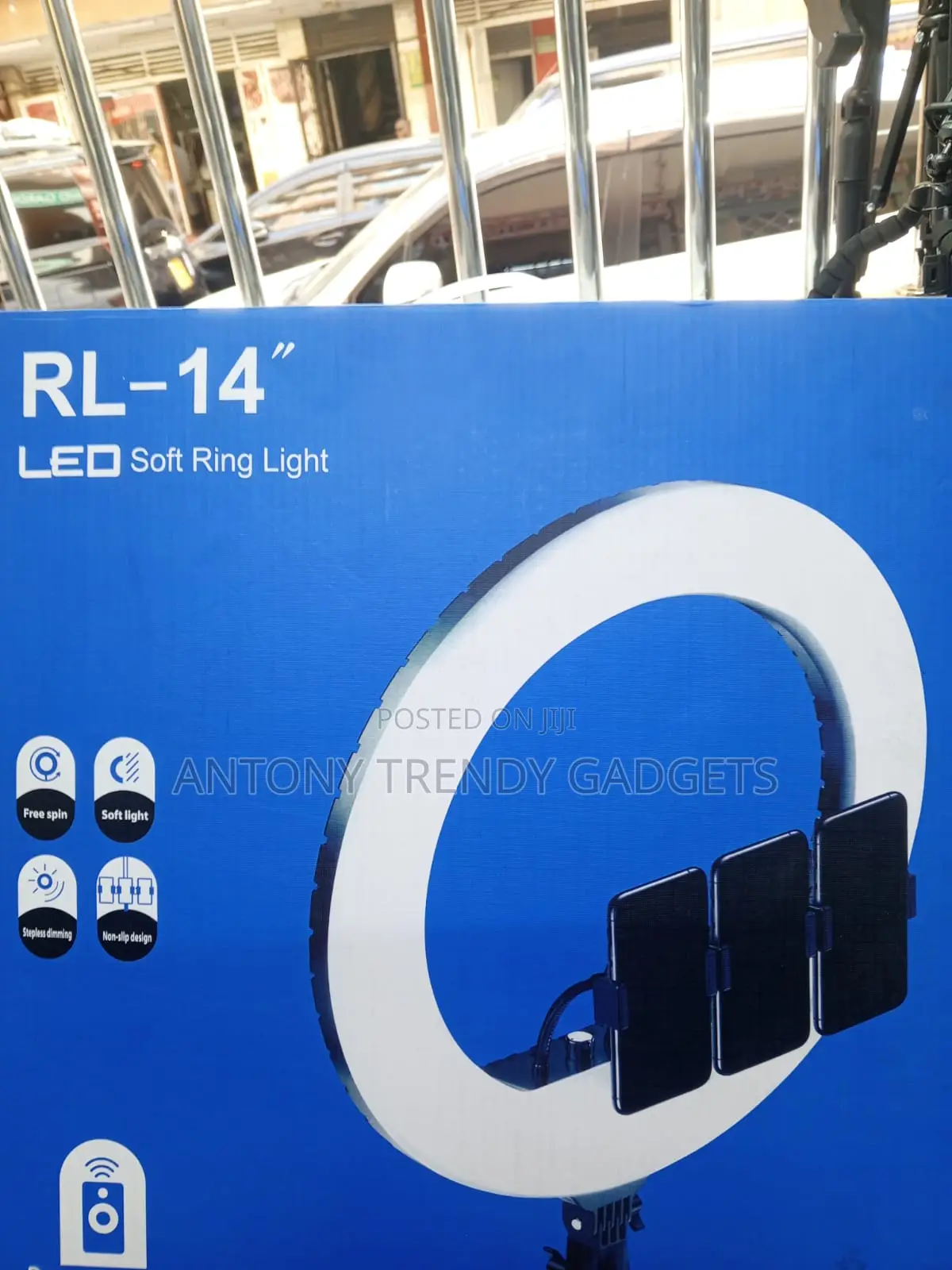 Rl-14 14-inch Led Soft Ring Light With Tripod For Content Creators