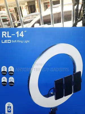 Rl-14 14-inch Led Soft Ring Light With Tripod For Content Creators