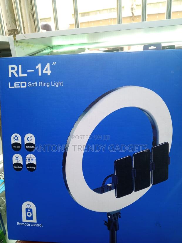 14" Rl-14 Dimmable Led Ring Light For Makeup & Live Streaming - thumbnail 3