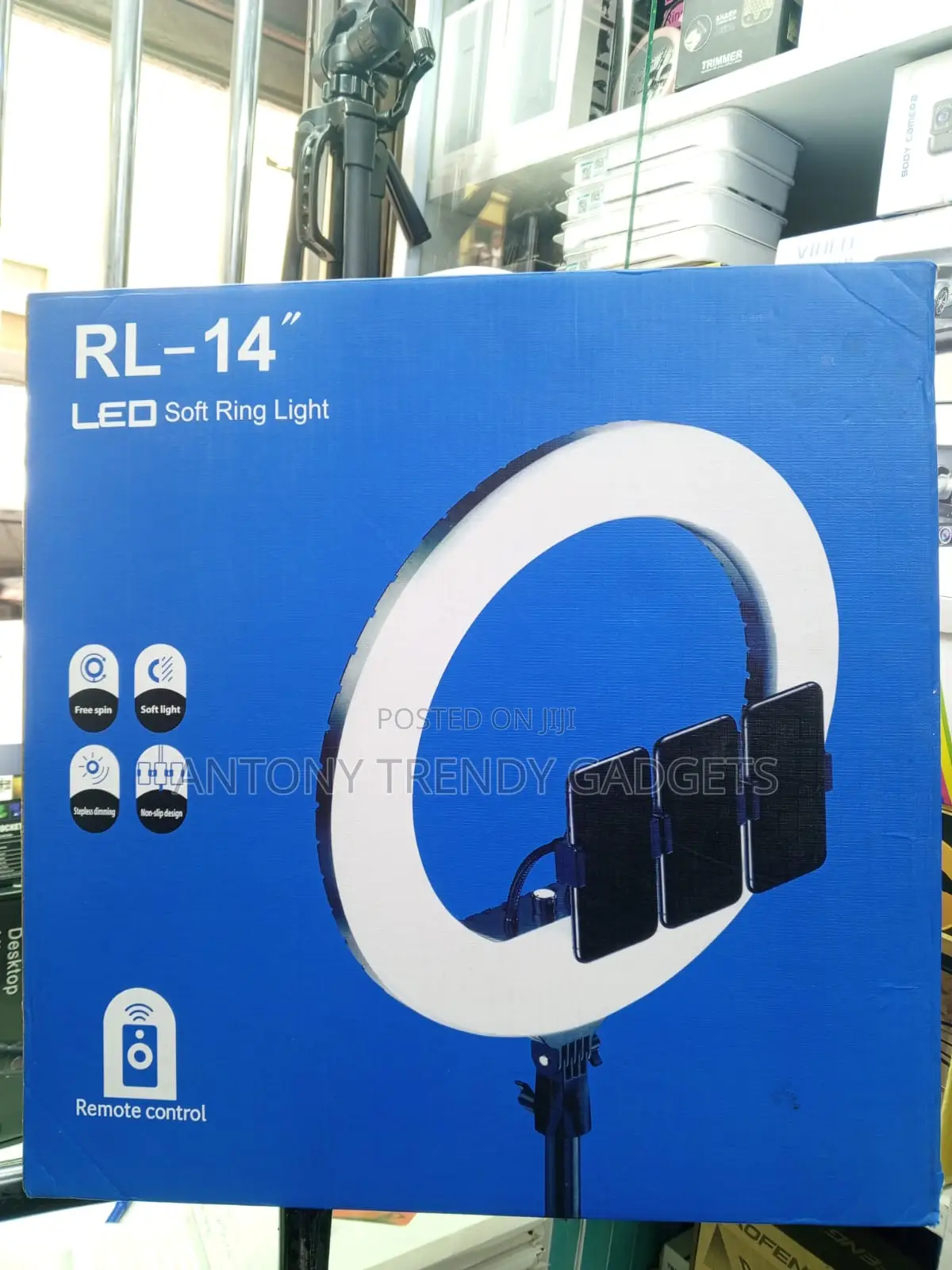 Professional 14-inch Rl-14 Soft Ring Light For Video Recording