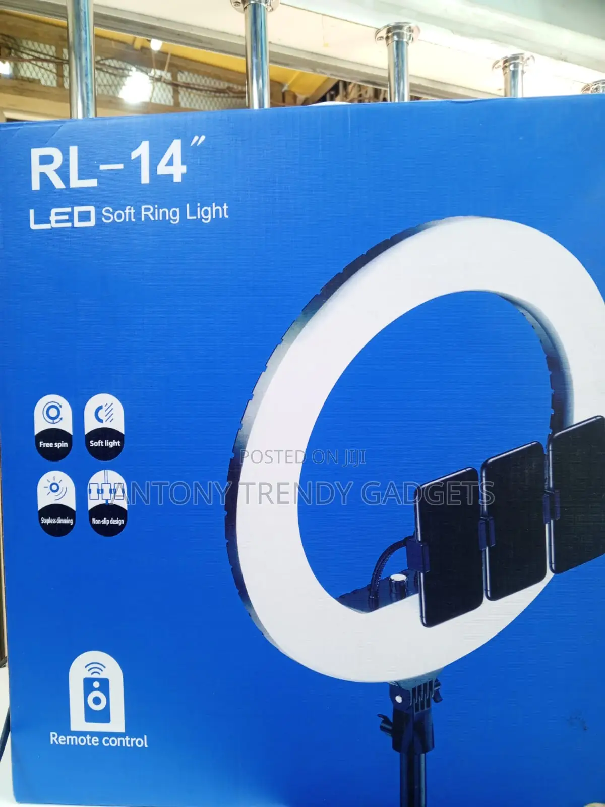 Professional 14-inch Rl-14 Soft Ring Light For Video Recording