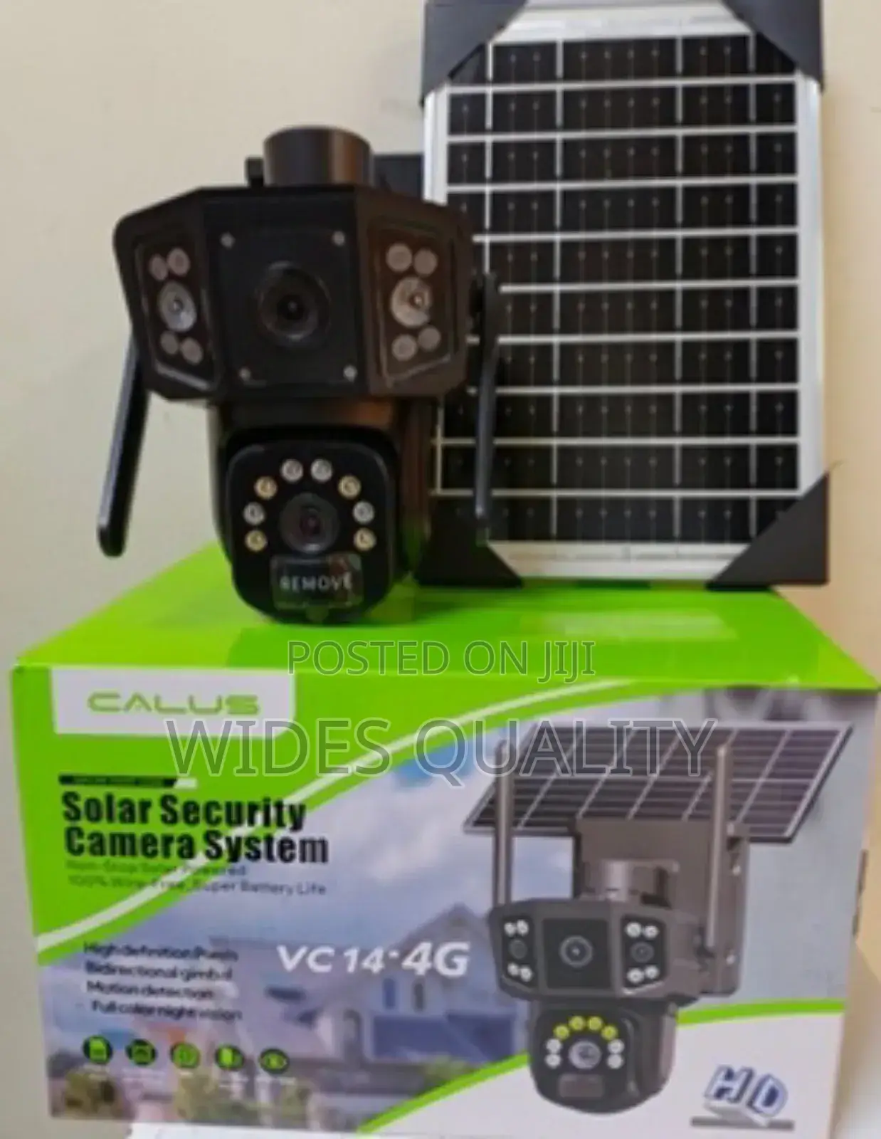 Calus Solar Security Camera System, Model Vc14-4g.