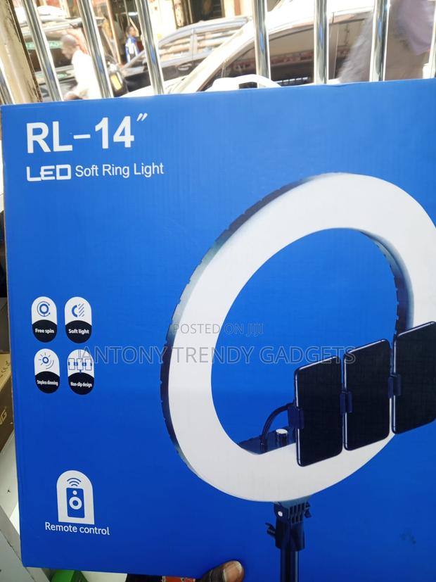 14-inch Rl-14 Dimmable Led Ring Light For Video & Makeup