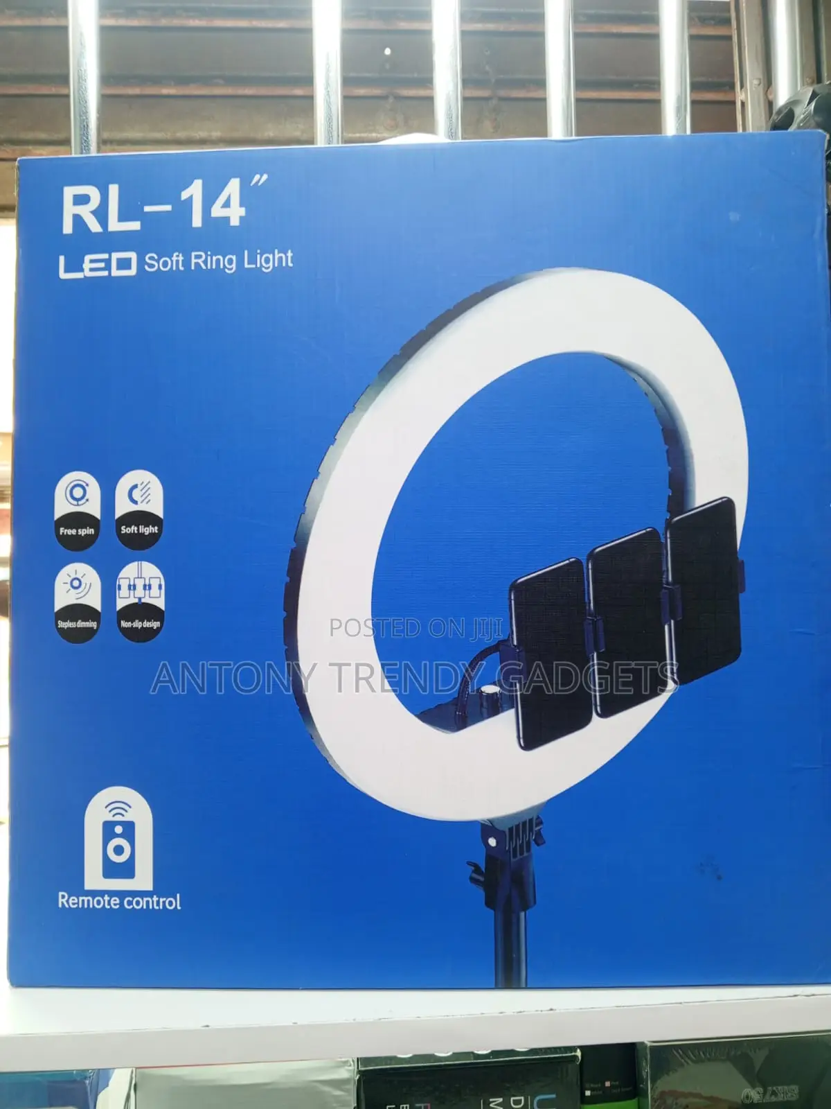 Portable Rl-14 14" Led Ring Light For Tiktok, Youtube & Tutorials