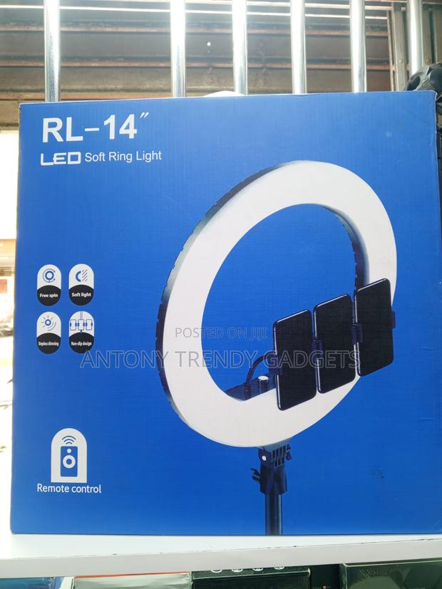 Portable Rl-14 14" Led Ring Light For Tiktok, Youtube & Tutorials - thumbnail 3