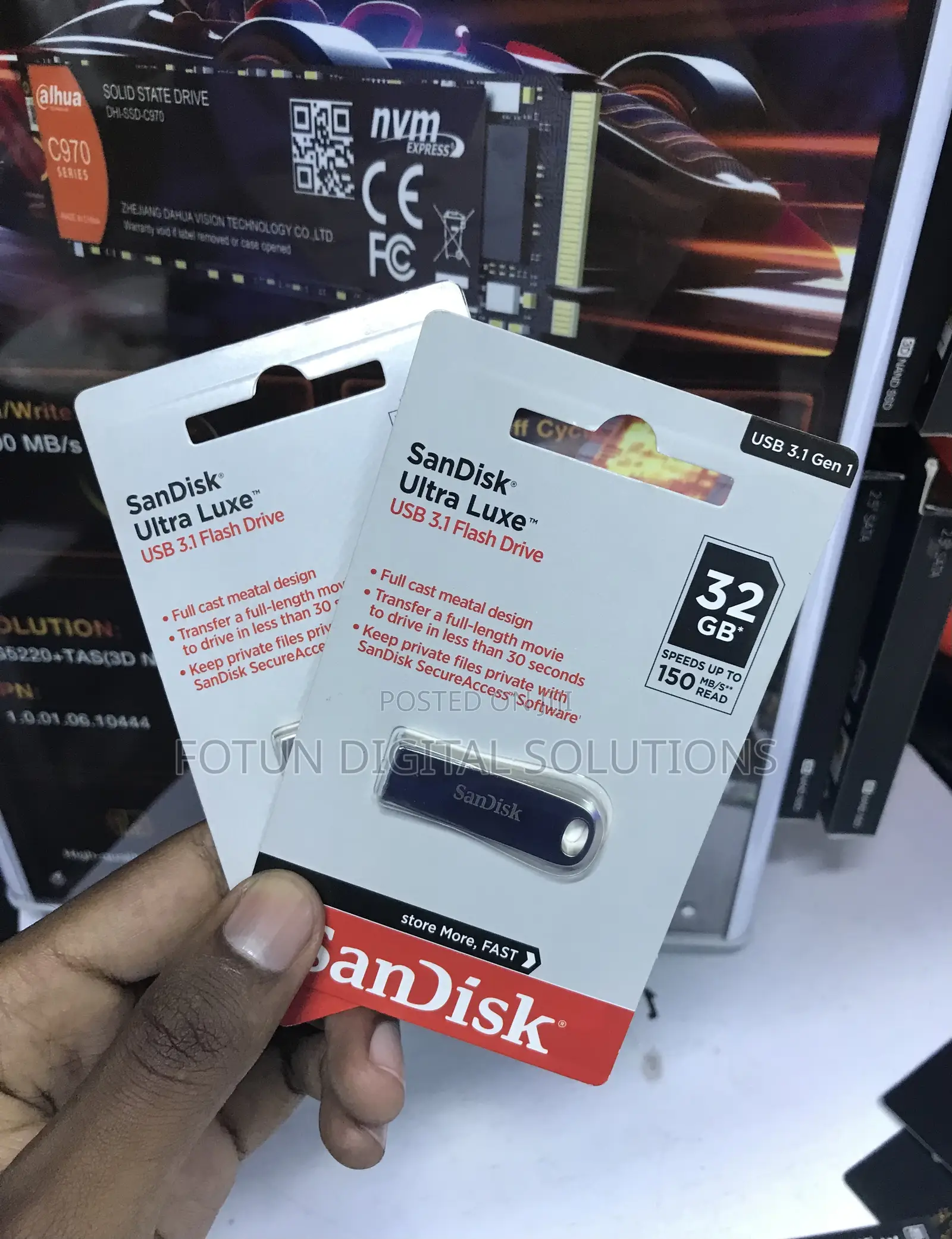 Sandisk Ultra Luxe 32gb Usb 3.0 Flash Drive - Sleek Metal