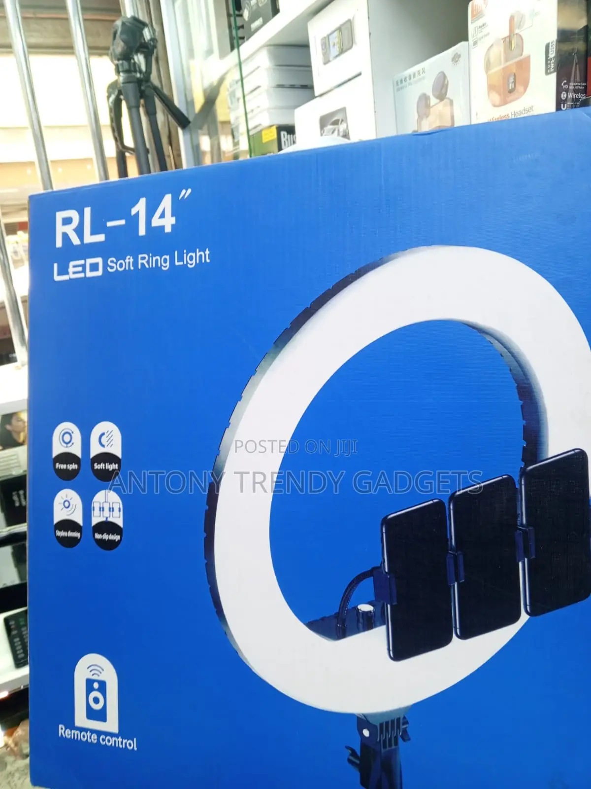 Rl-14 Led Ring Light 14-inch For Content Creators And Photography