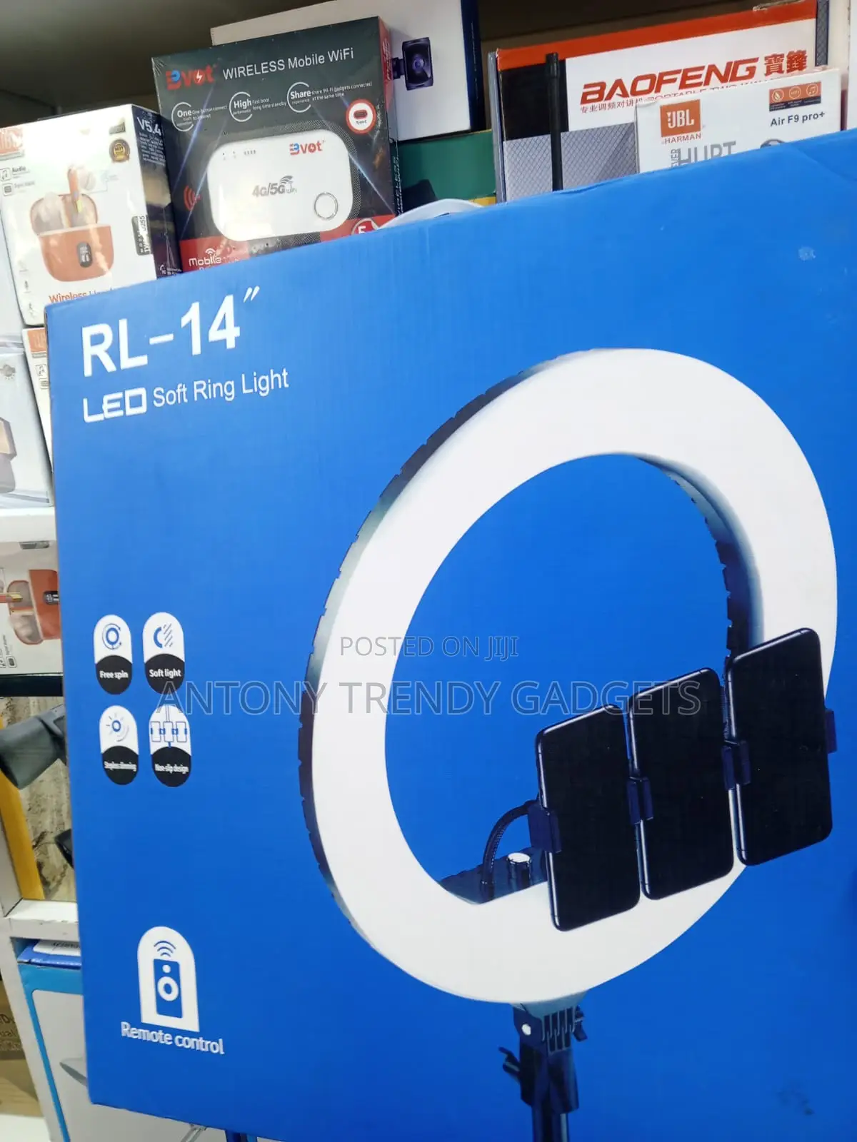 Rl-14 Led Ring Light 14-inch For Content Creators And Photography