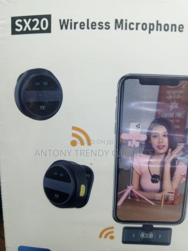 Sx20 Wireless Lavalier Microphone 2.4g For Phone & Camera - thumbnail 2