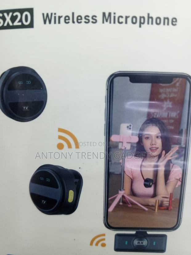 Sx20 Wireless Lavalier Microphone 2.4g For Phone & Camera - thumbnail 3