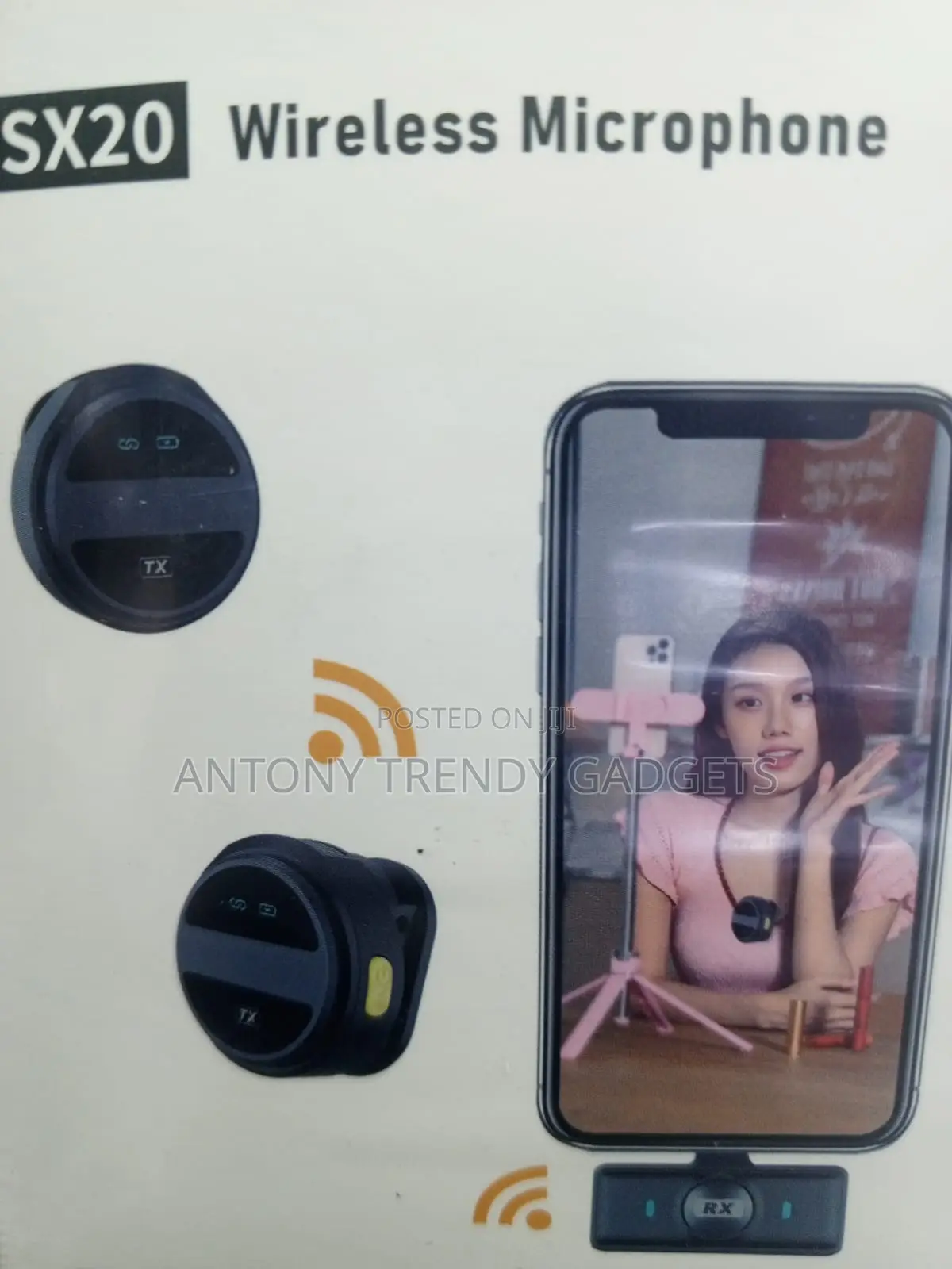 Sx20 Magnetic Wireless Lapel Mic for Interviews Streaming