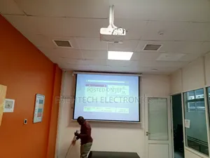 “Electric Screen for Projectors – 180cm by 180 Cm